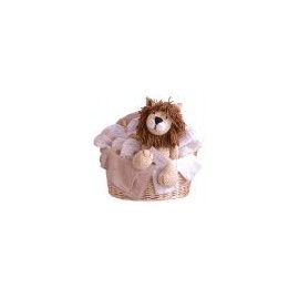 Canastas de Regalo para Bebé Vintage: León Neutral