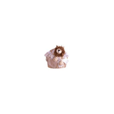 Canastas de Regalo para Bebé Vintage: León Neutral