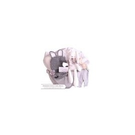 The Shabby Chic Bunny Baby Basket