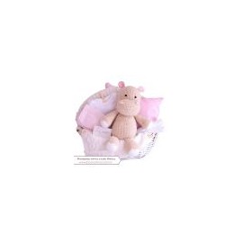 The Hippo Baby Basket: For Girls