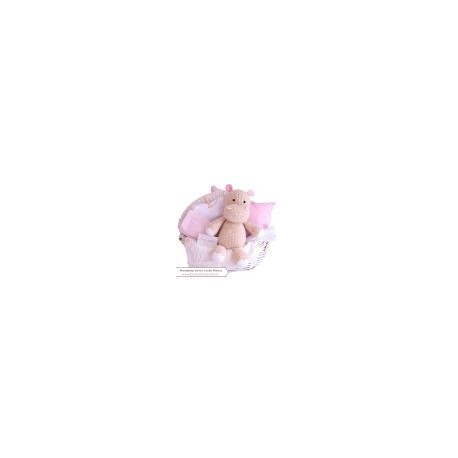 The Hippo Baby Basket: For Girls