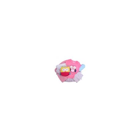 La Canastita de Búho Pink para Bebé