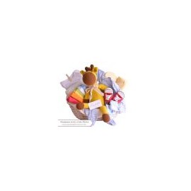 Canastas de Regalo para Bebé: The Rainbow Baby Basket: Jirafita