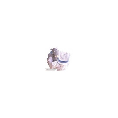 La Canasta Cool Hippo: Baby Blue