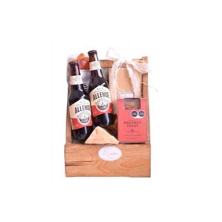 Canasta de regalo gourmet con cerveza: Allende Oscura